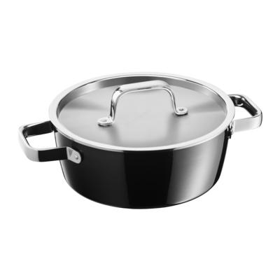 Cocotte Fusiontec Aromatic 22 cm Noire