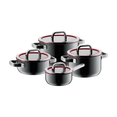 Set de casseroles Fusiontec Functional Platinum, 4 pièces