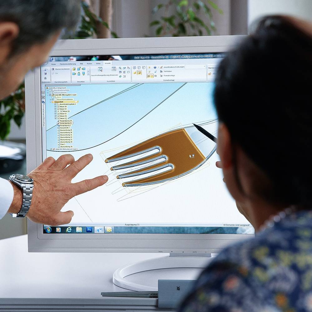 Nu we het toch over de toekomst hebben, wat is uw visie op de nieuwe oogst ontwerpers die direct na de universiteit bij WMF aankomen?