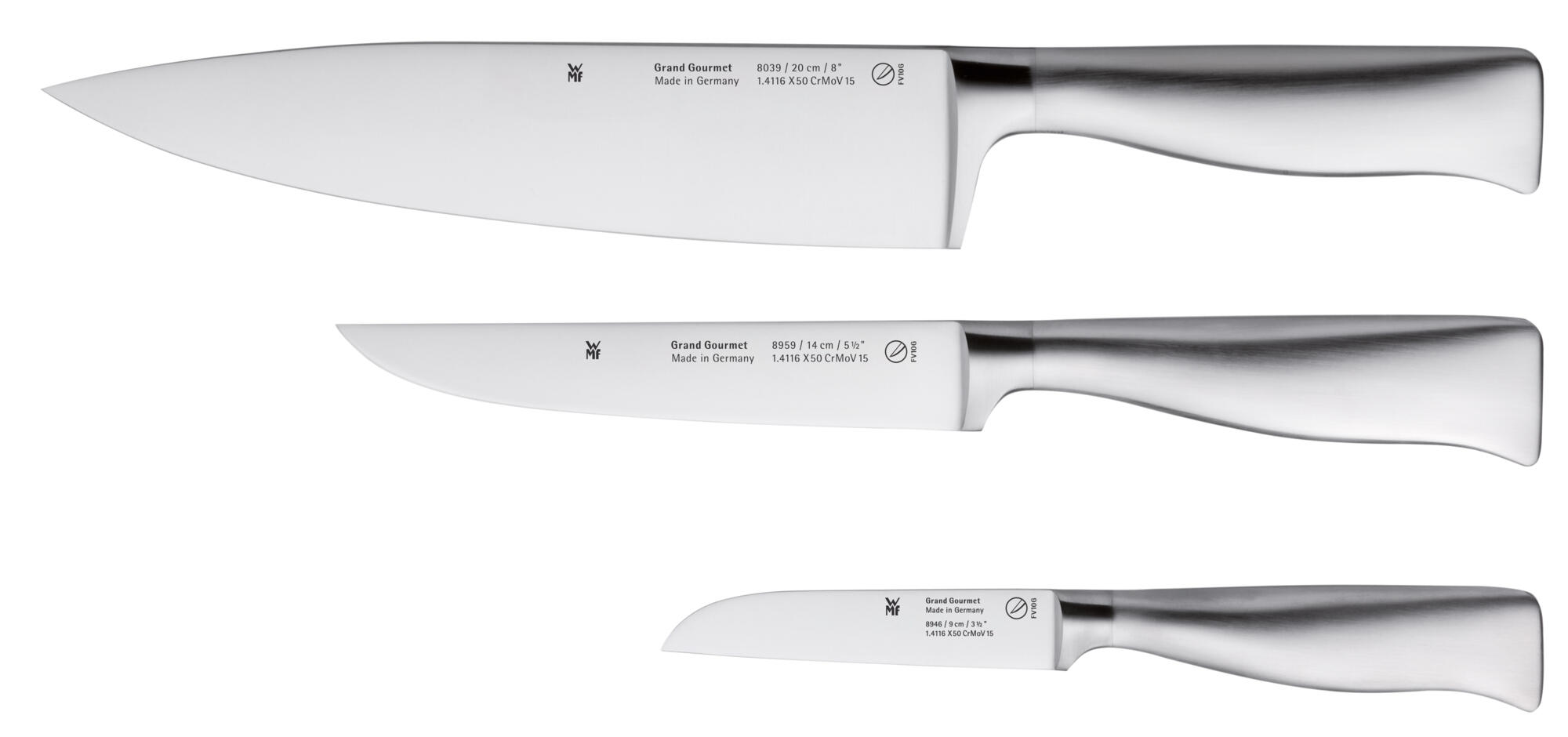 De Grand Gourmet voordelige messenset*, 3-delig