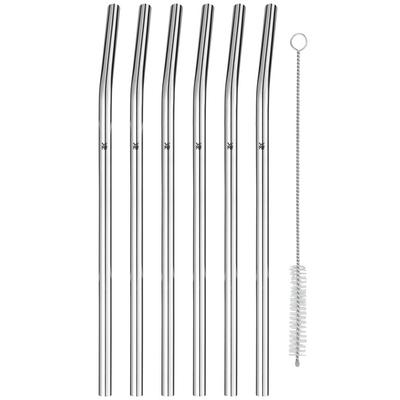 6 rietjes 240 mm met reinigingsborsteltje Baric