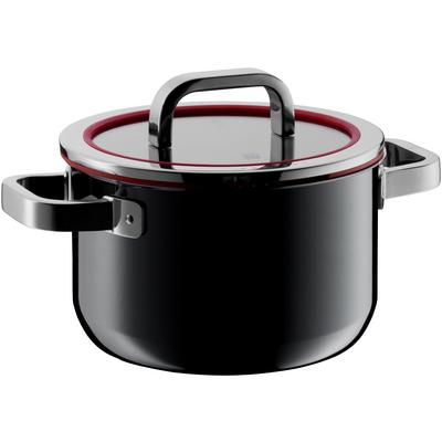 Lage kookpot 20 cm Fusiontec Functional Black